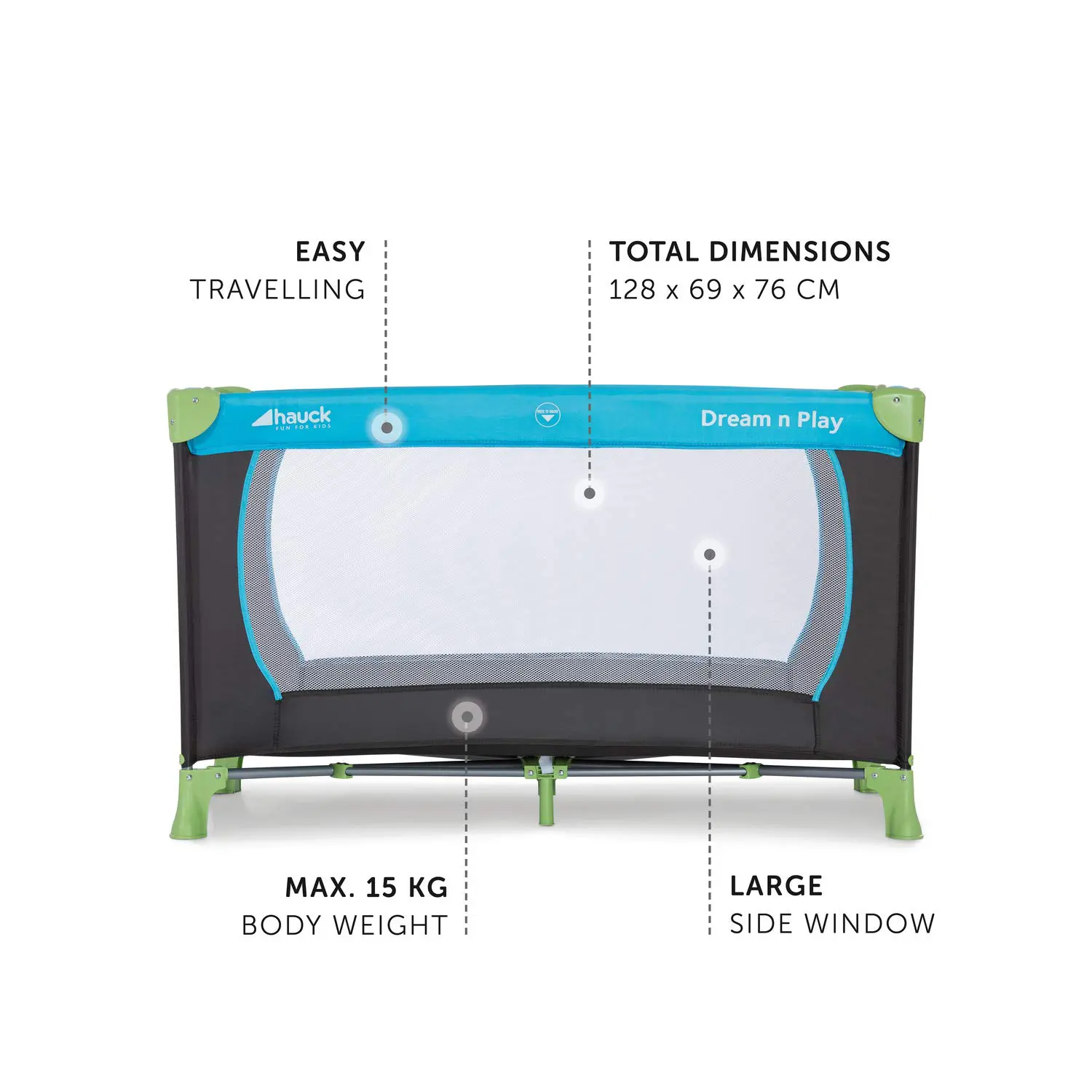 Dream'n'Play Travel Cot & Play Pen - Image 2