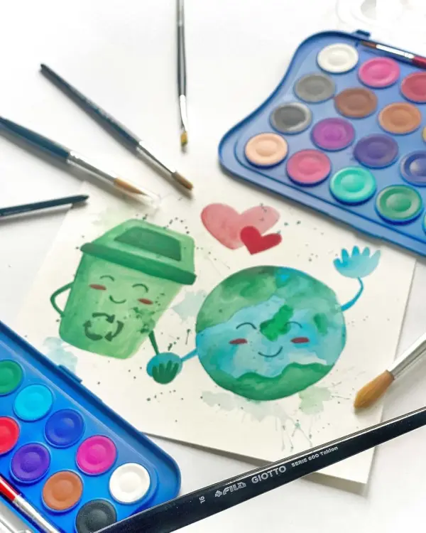 Watercolour paints