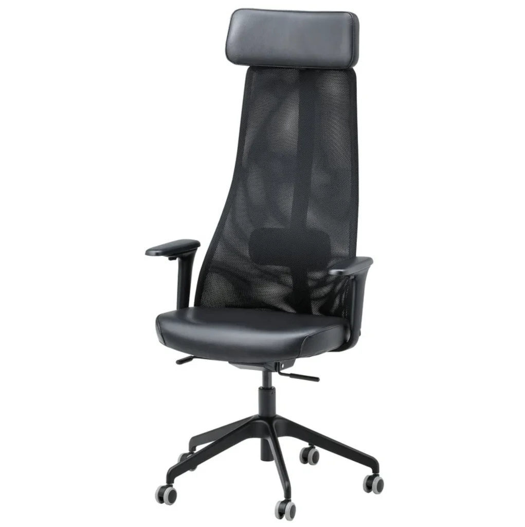Ergonomic desk chair with lumbar support