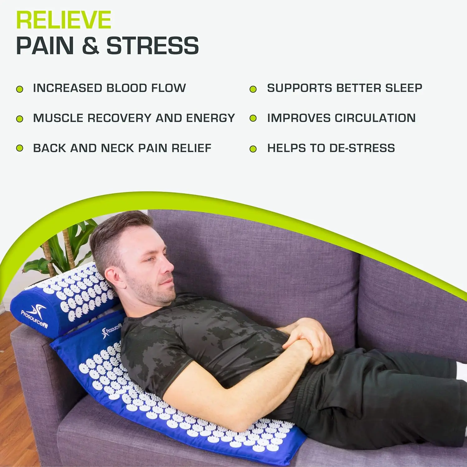 Acupressure Mat and Pillow