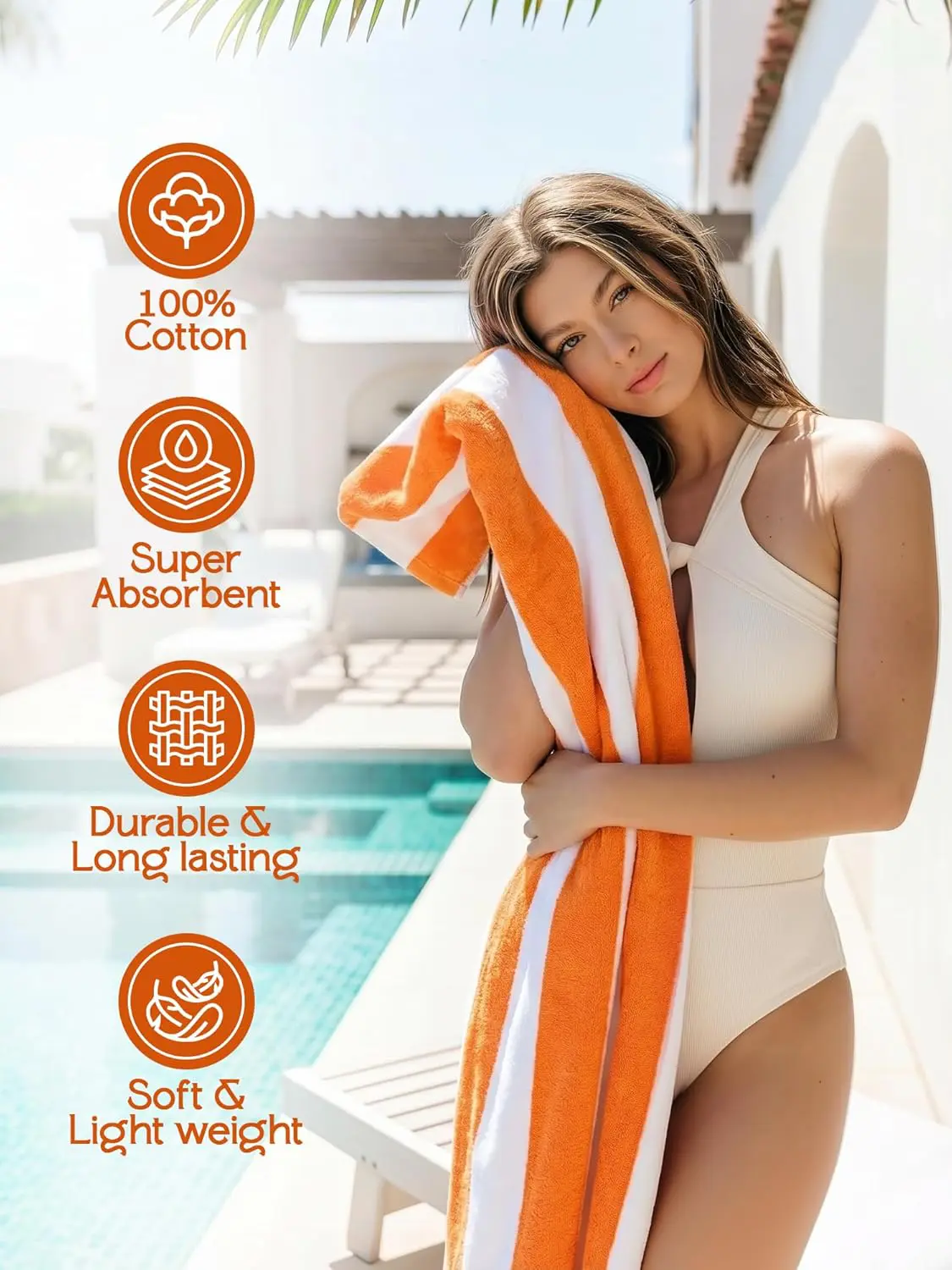 Beach towels set of 4