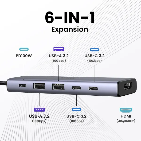 UBC 6-in-1 converter