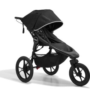 Baby Jogger Summit X3 jogging stroller, side view, available to rent in Paris