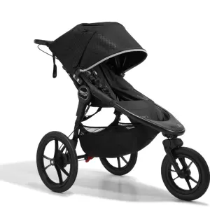 Baby Jogger Summit X3 jogging stroller, side view, available to rent in Paris
